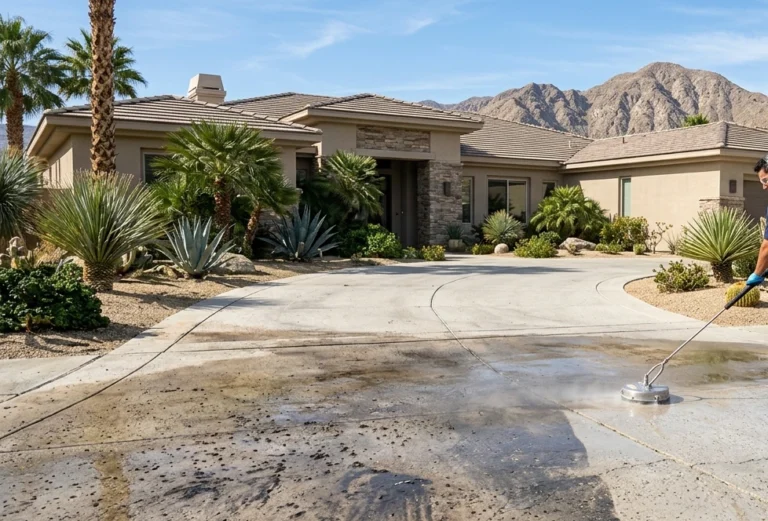 Driveway and Walkway Pressure Washing - Thousand Palms